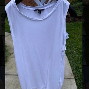 Banana Republic Flowy white tank top!